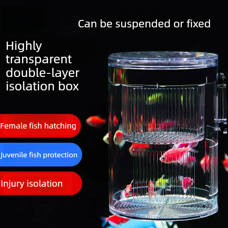 Aquarium Fish Parrot - Acrylic Breeding Box Aquarium Fish Tank
