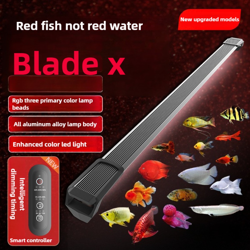 Aquarium Fish Parrot - Aquarium LED Light ,Dimmable Fish Tank