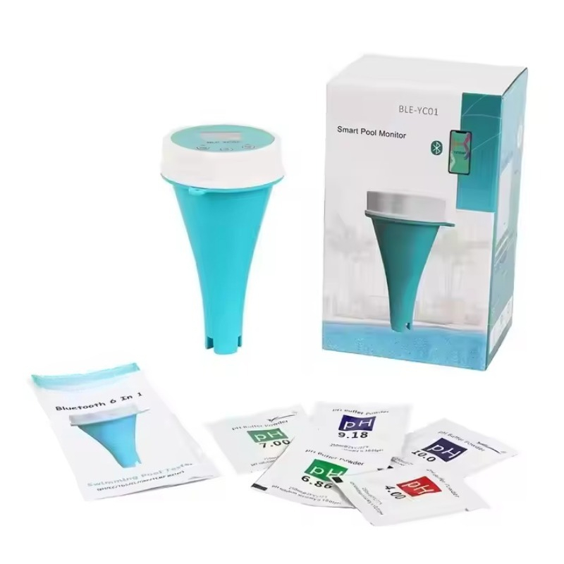 Aquarium Fish In - 6-in-1 Smart Water Quality Monitor: EC,