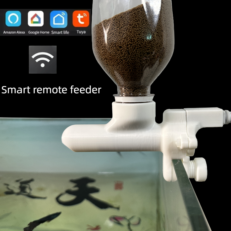 Aquarium Fish Auto Feeder - Fish tank feeder Mobile phone remote