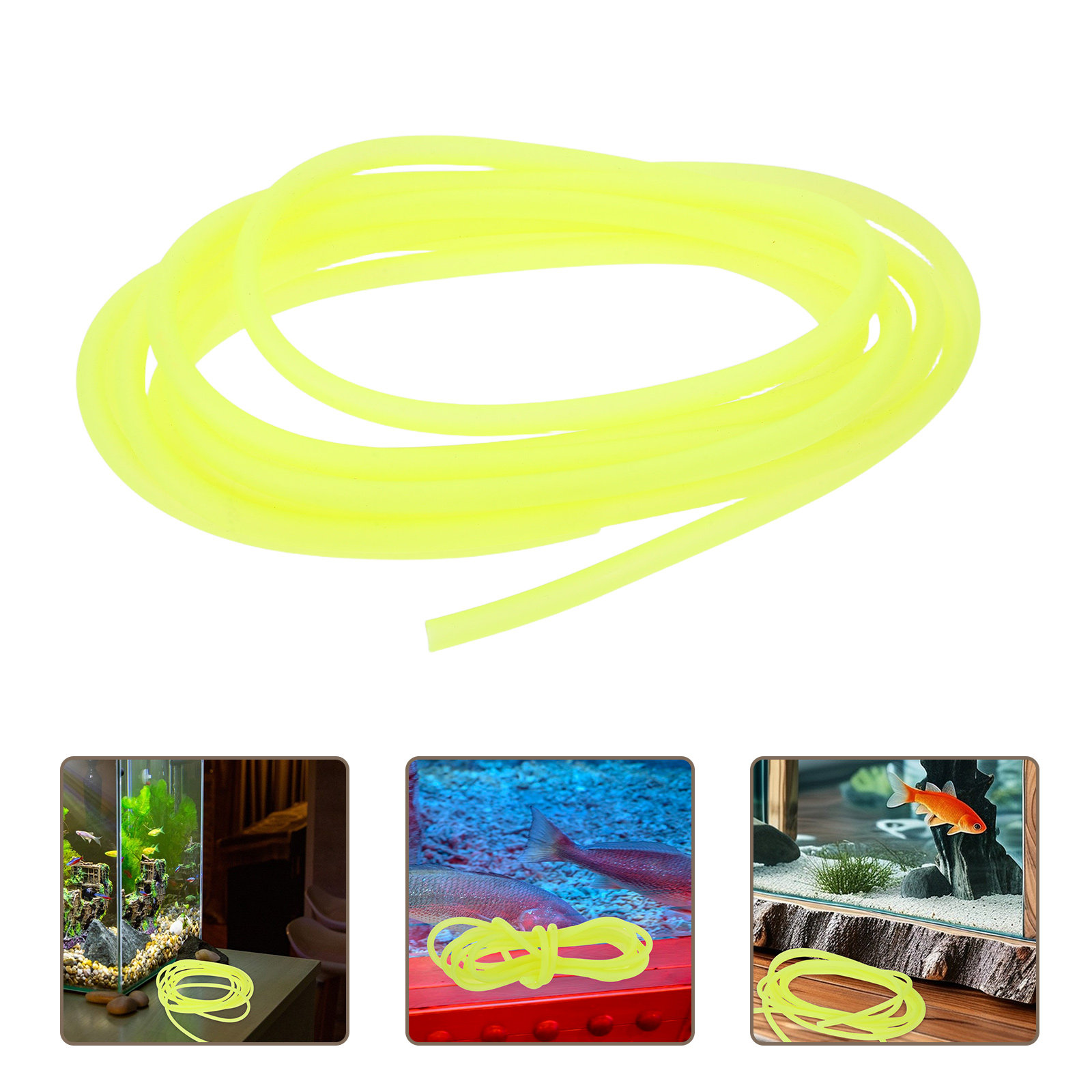 Aquarium Fish In - PVC Flexible Aquarium Oxygen Hose Thickened