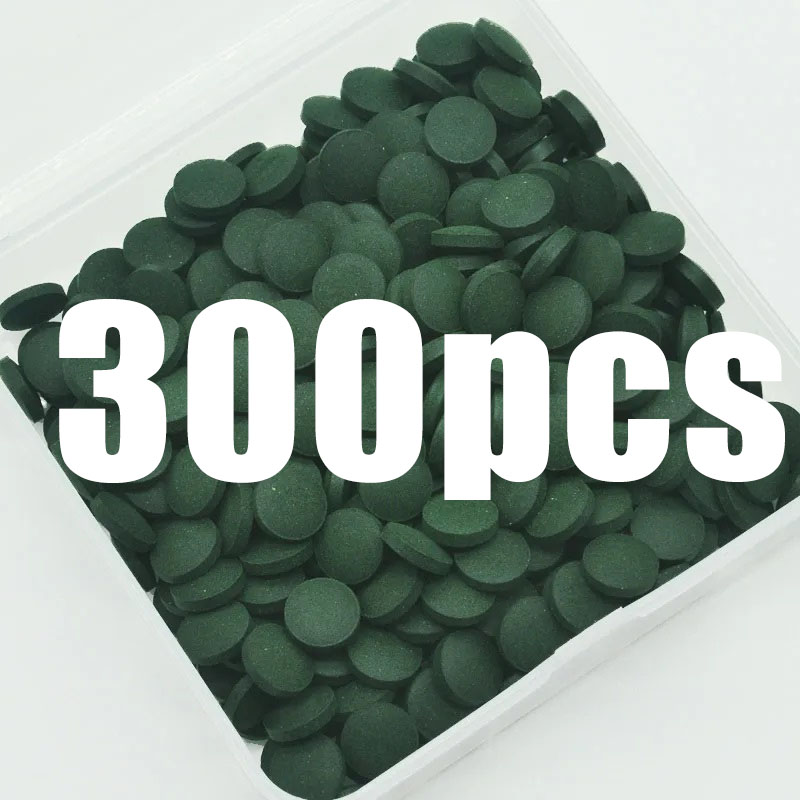 Aquarium Fish Vitamin - 50-300Pcs High Purity Spirulina Tablets Spiral