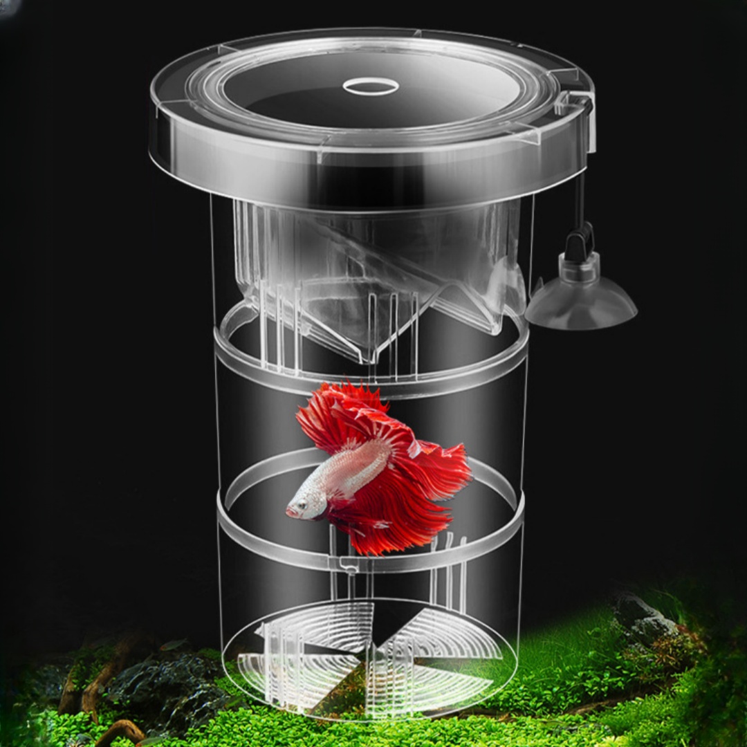 Aquarium Fish Jar - Acrylic Floating Fish Breeding Isolation Box