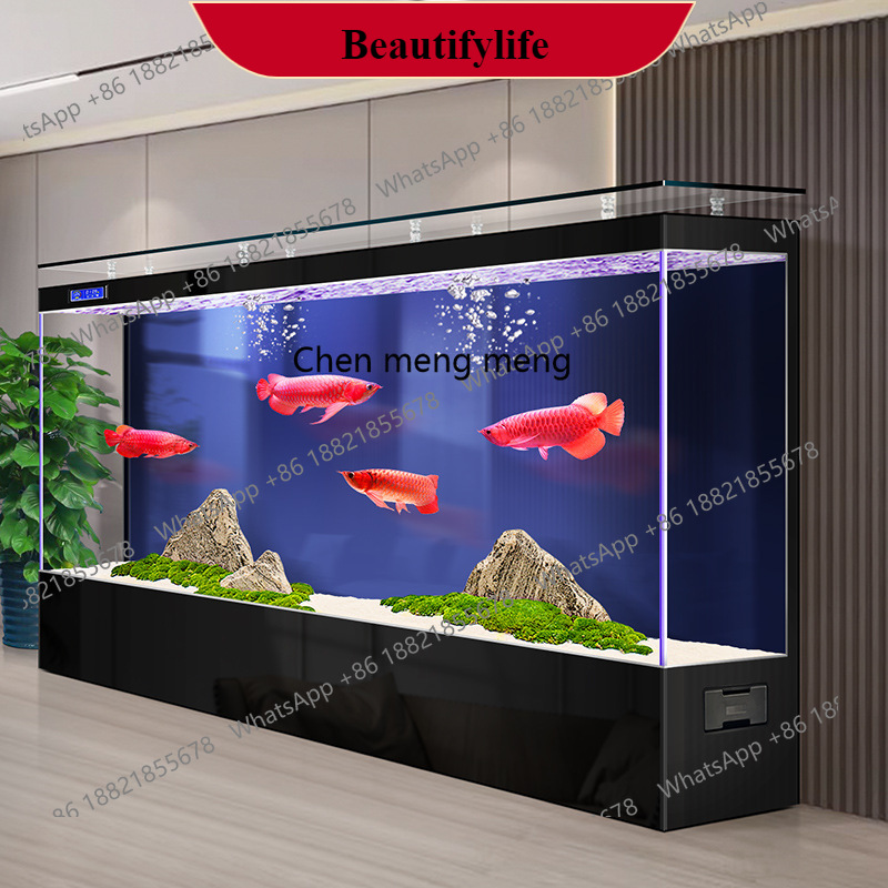 Aquarium Fish Goldfish - G153 Ecological fish tank, large ultra-white