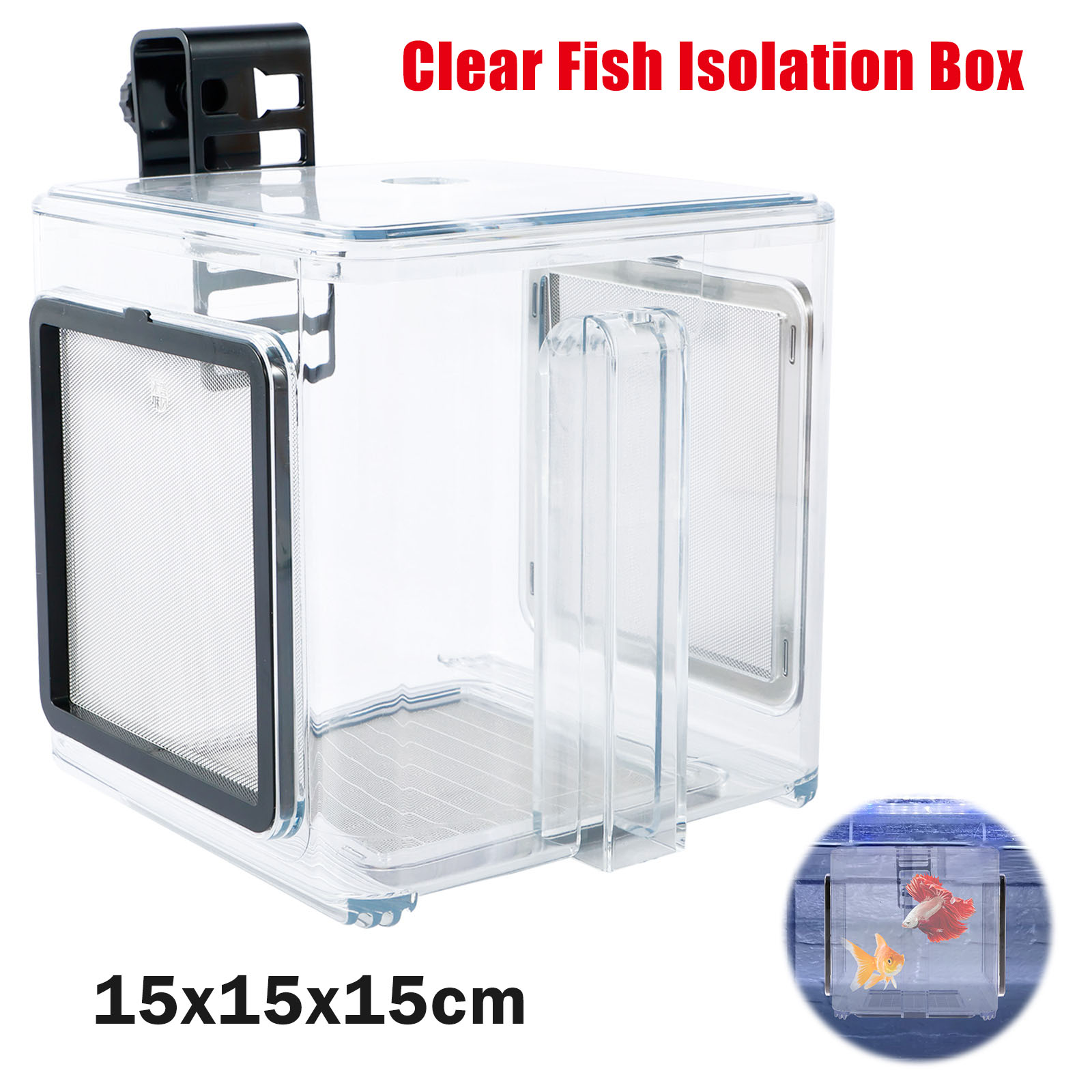 Aquarium Breeder Box Fish Bree - Aquarium Fish Jar recension och pris