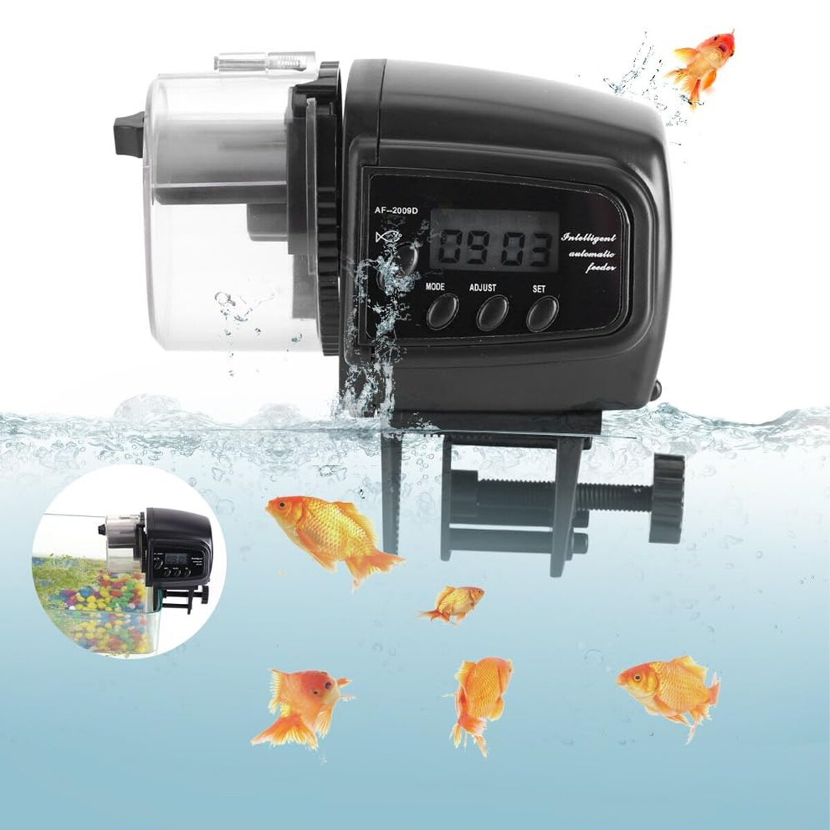 Smart Electric Automatic Fish  - Aquarium Fish Auto Feeder recension och pris