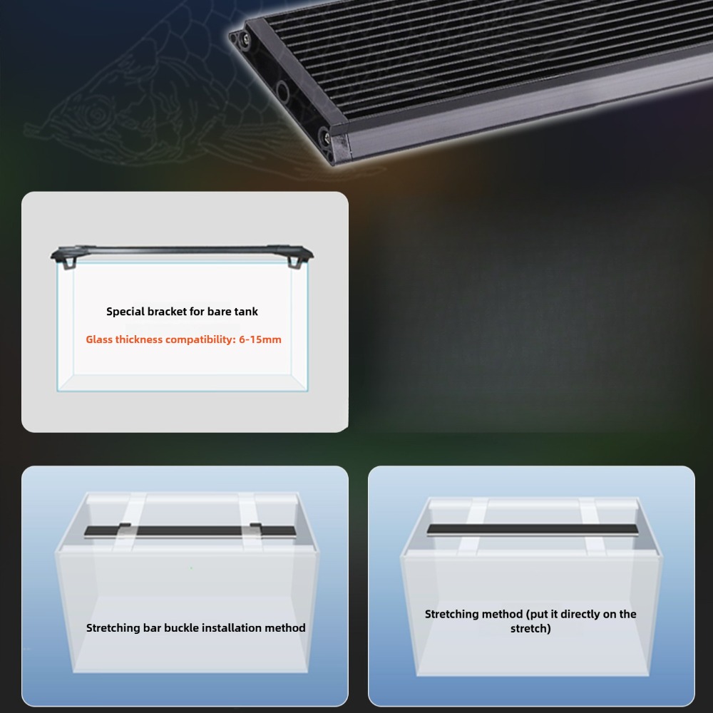 Aquarium LED Light Bar 2ft/3ft - Aquarium Fish Parrot recension och pris