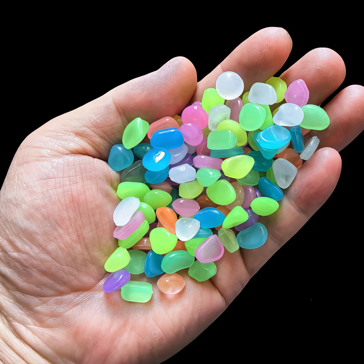 1CM 100pcs Color Goose Stone L - Aquarium Fish Types recension och pris
