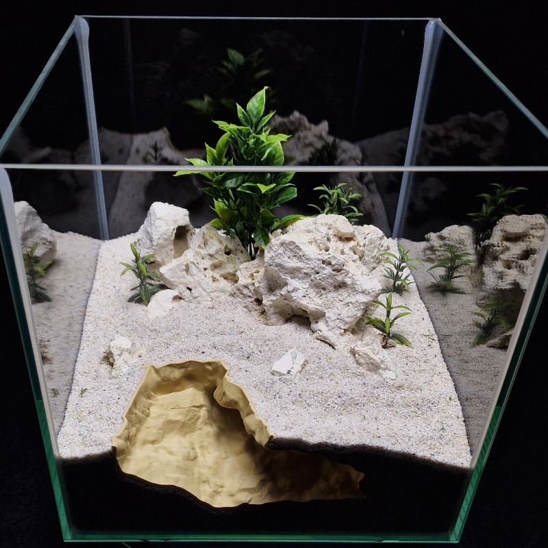 3D Printed High Sim Natural Ro - Aquarium Fish Hideout recension och pris