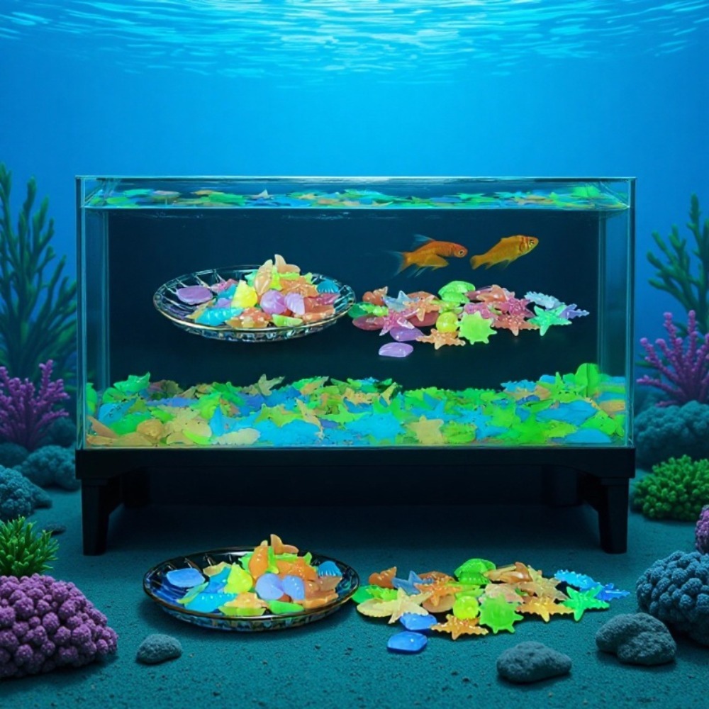 Glowing Luminous Ocean Stones  - Aquarium Fish Types recension och pris
