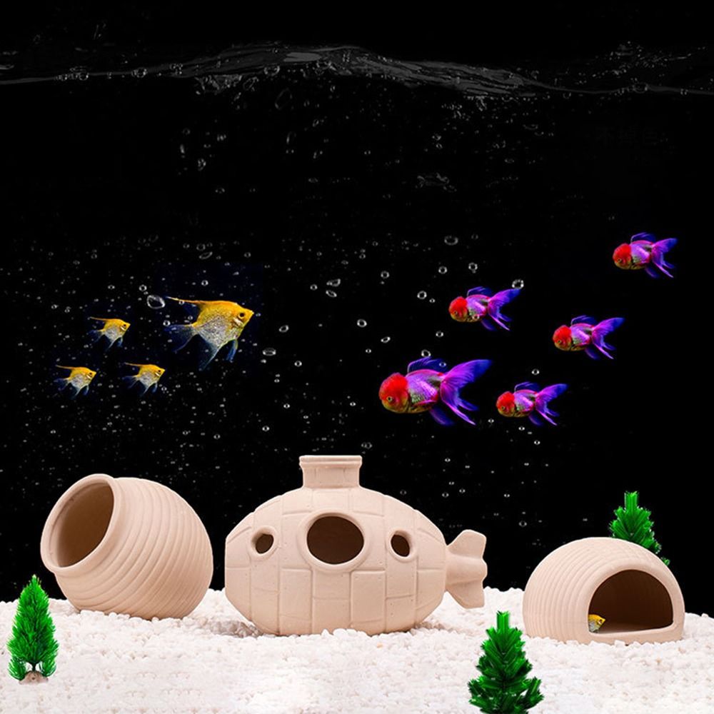 Ceramic Aquarium Shrimp Hideaw - Aquarium Fish Hideout recension och pris
