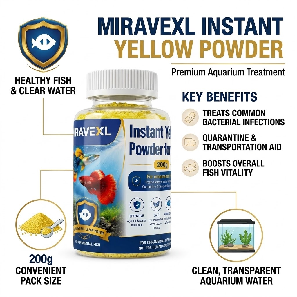 All-in-One Instant Yellow Powd - Aquarium Fish Vitamin recension och pris