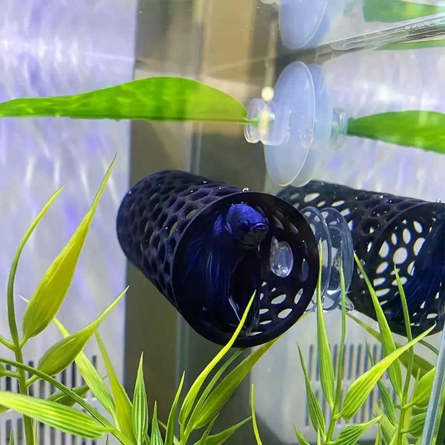 Betta Fish Hideout Hollow Tube - Aquarium Fish Hideout recension och pris