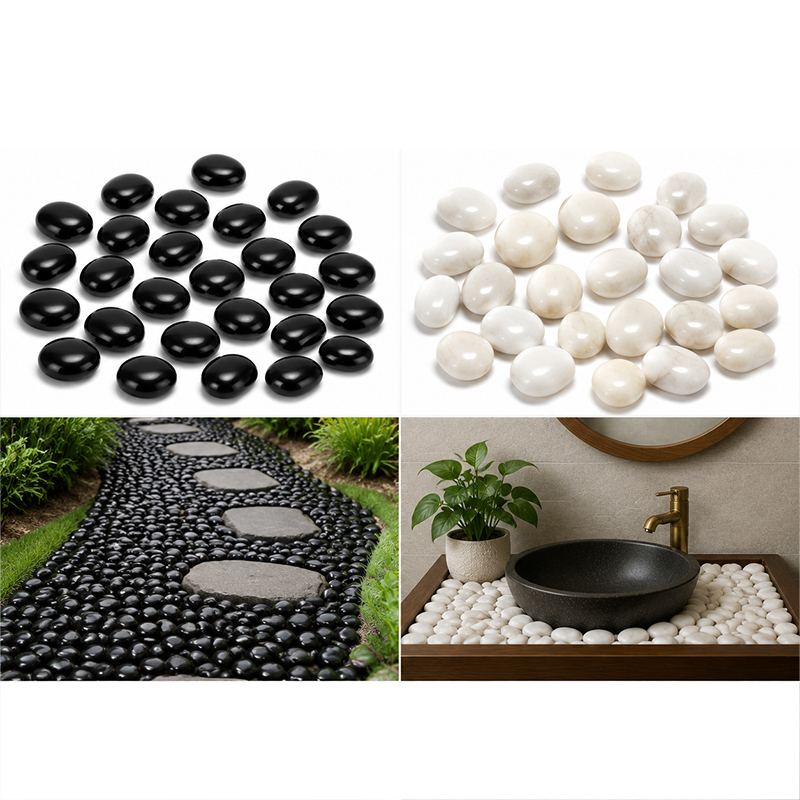 White&Black Polished River Roc - Aquarium Fish Types recension och pris