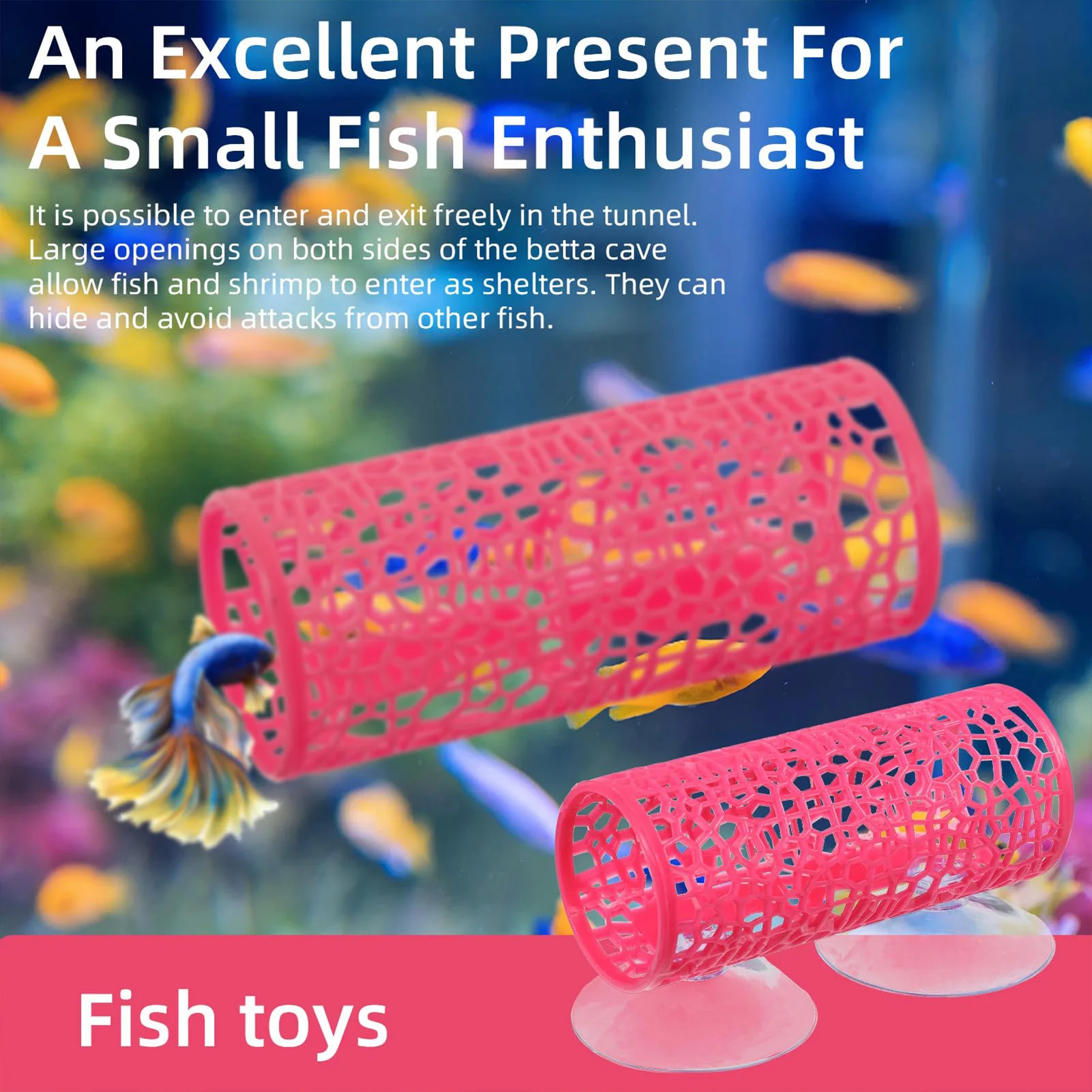 Aquarium Fish Tunnel Toys Bett - Aquarium Fish Hideout recension och pris