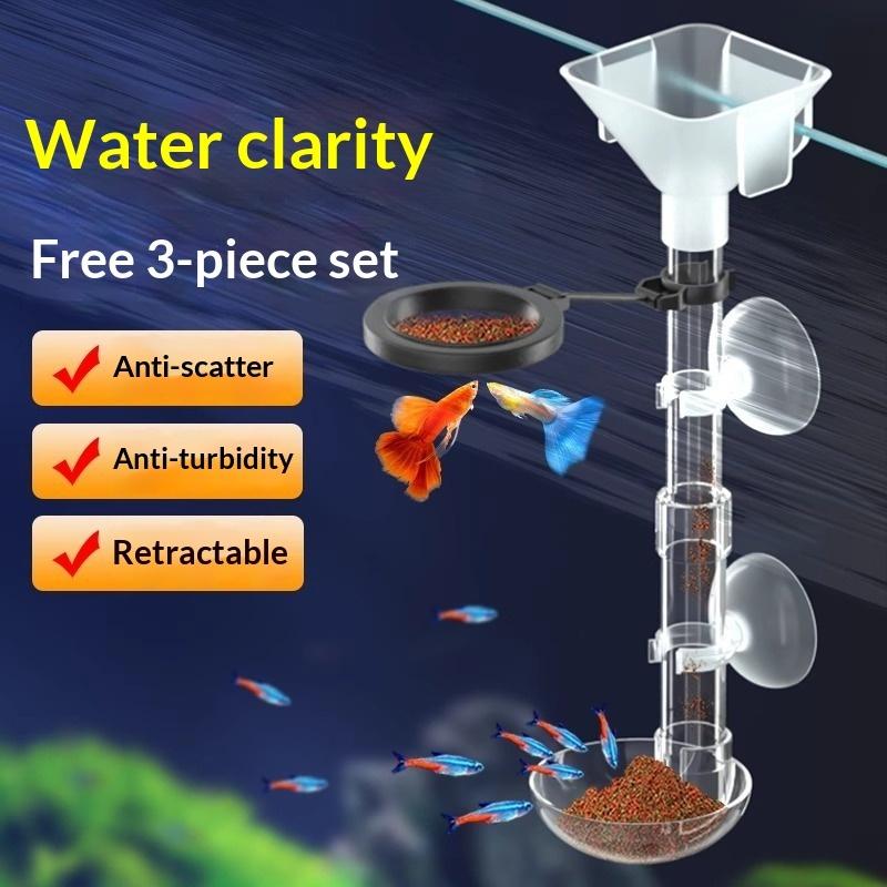 Telescopic Fish Tank Feeding T - Aquarium Fish Vitamin recension och pris