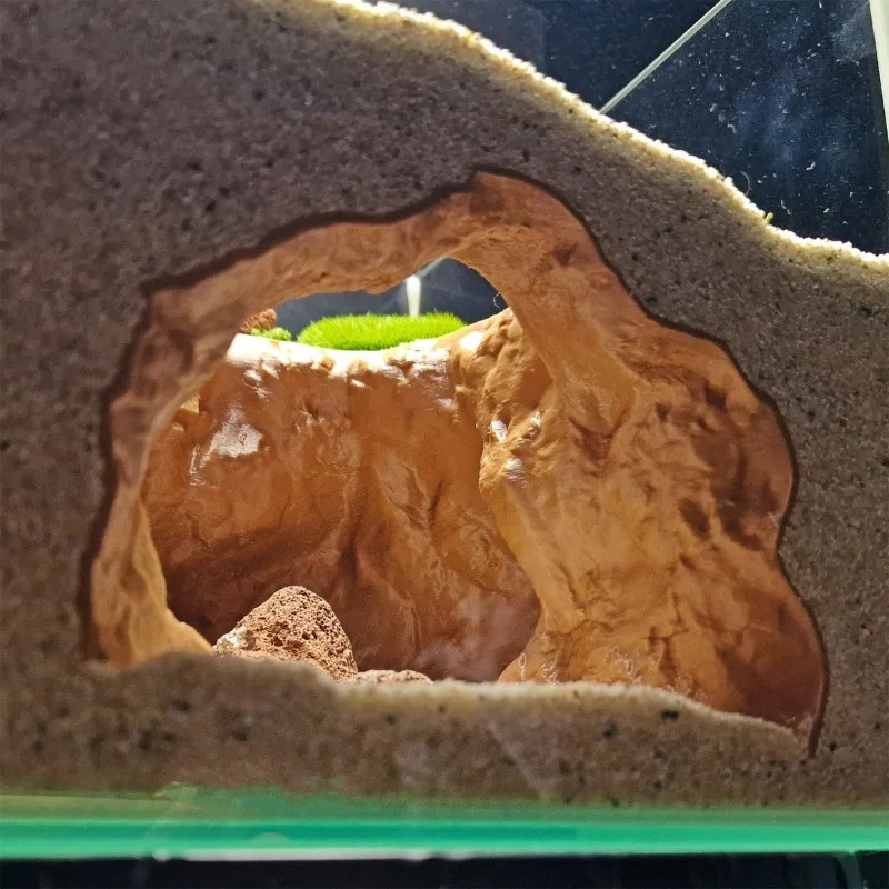 Sinkhole Cave Aquarium Ornamen - Aquarium Fish Hideout recension och pris