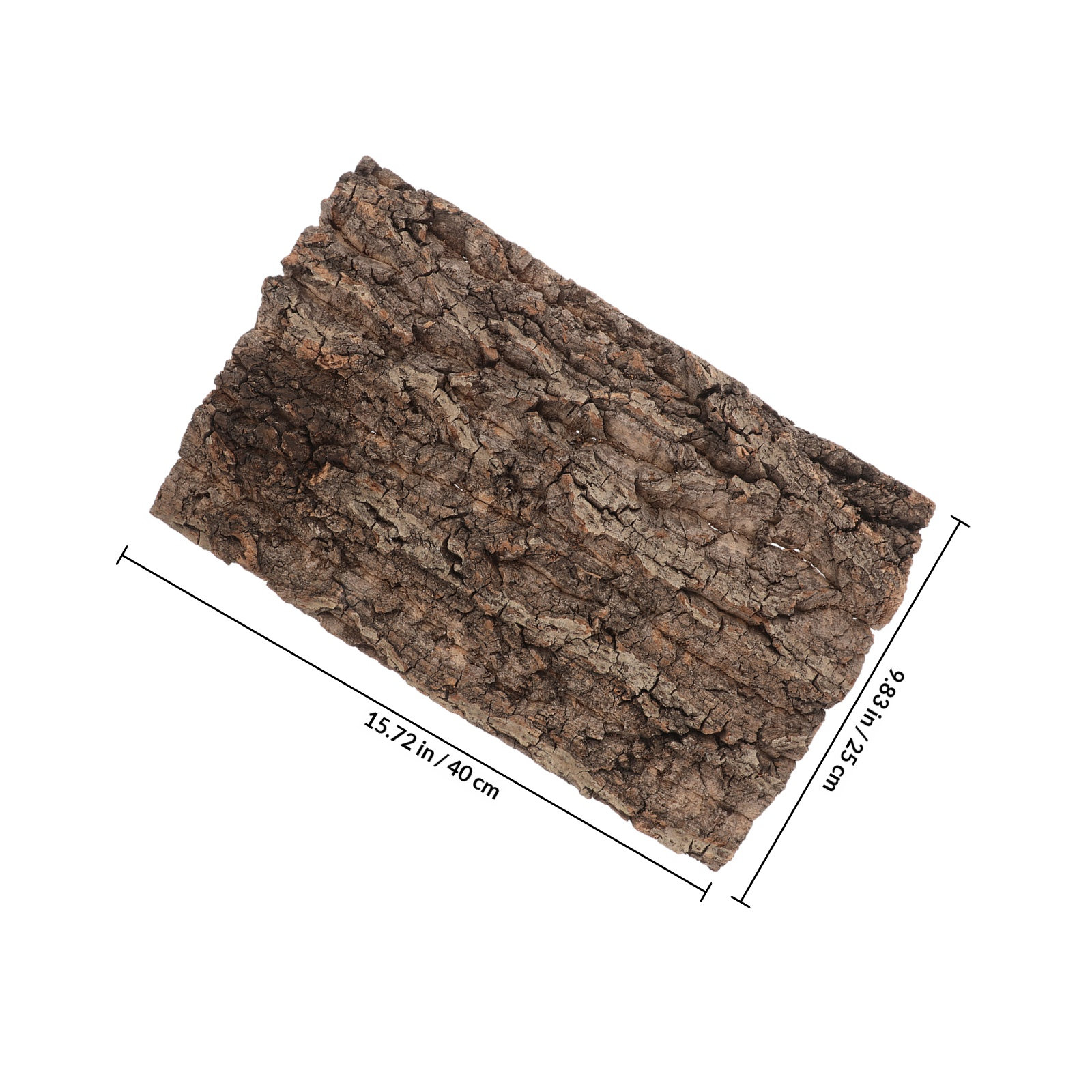 Natural Cork Bark Background B - Aquarium Fish Types recension och pris