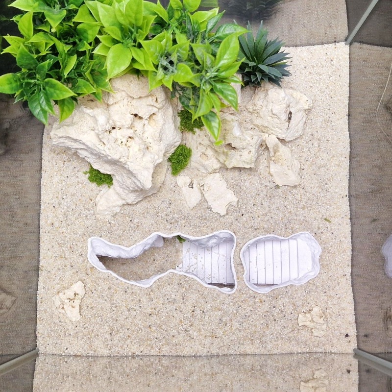 3D Printed Fish Tank Cave, Art - Aquarium Fish Hideout recension och pris
