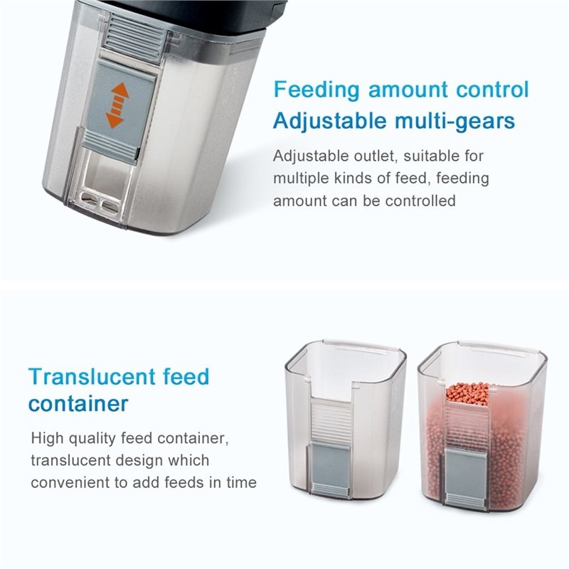 ABGH-Wifi Smart Aquarium Feede - Aquarium Fish Auto Feeder recension och pris