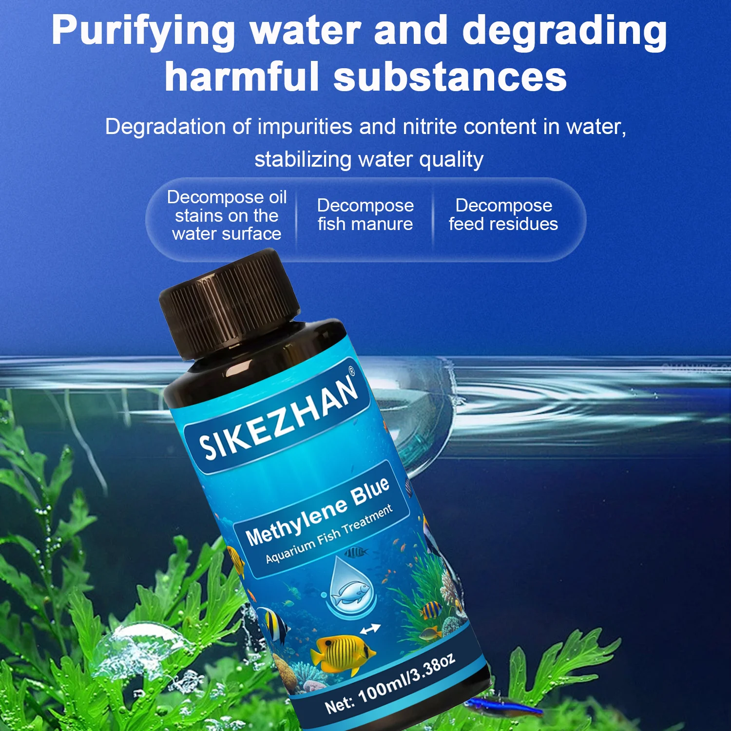 Aquarium Methylene Blue Fish M - Aquarium Fish Parasites recension och pris
