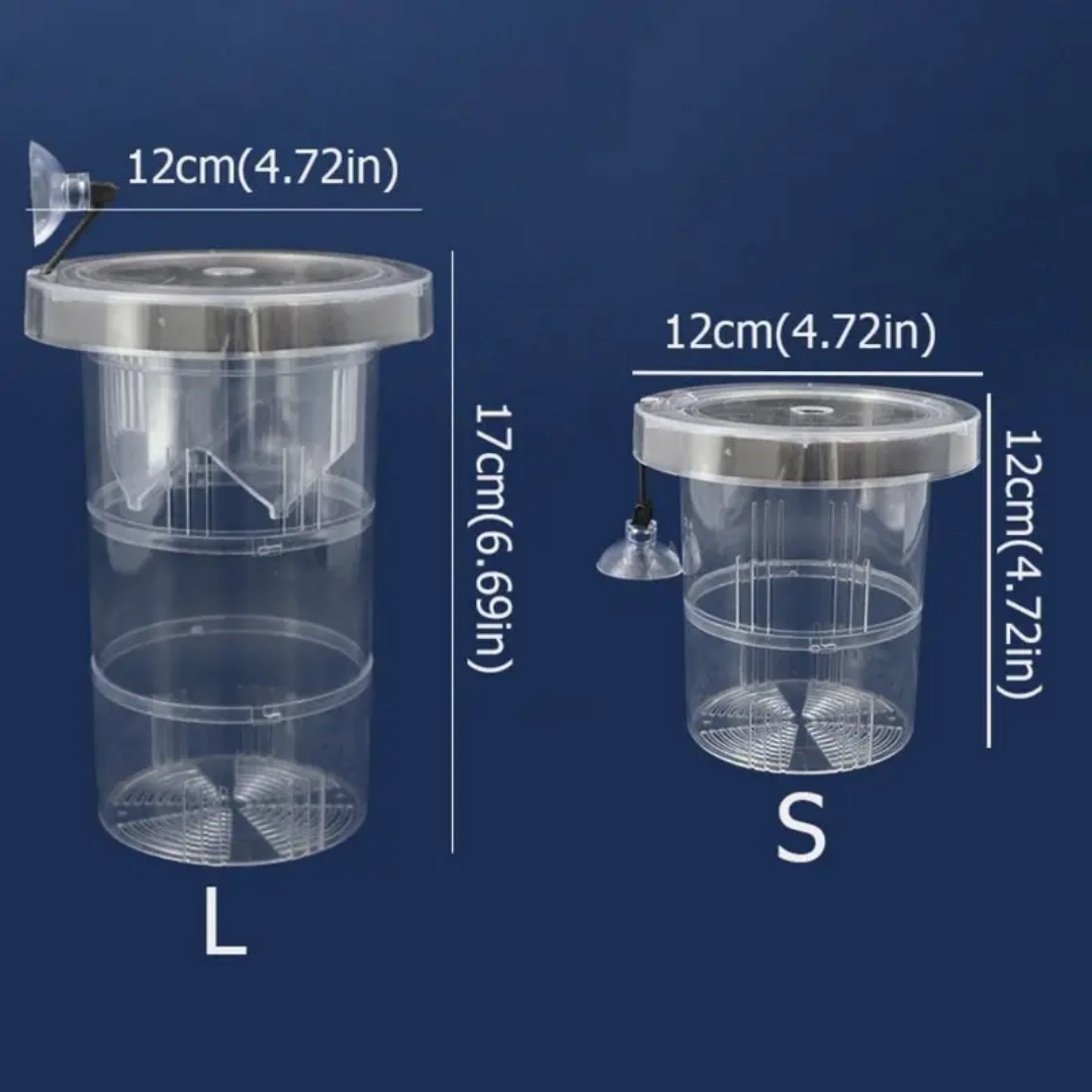 Acrylic Floating Fish Breeding - Aquarium Fish Jar recension och pris