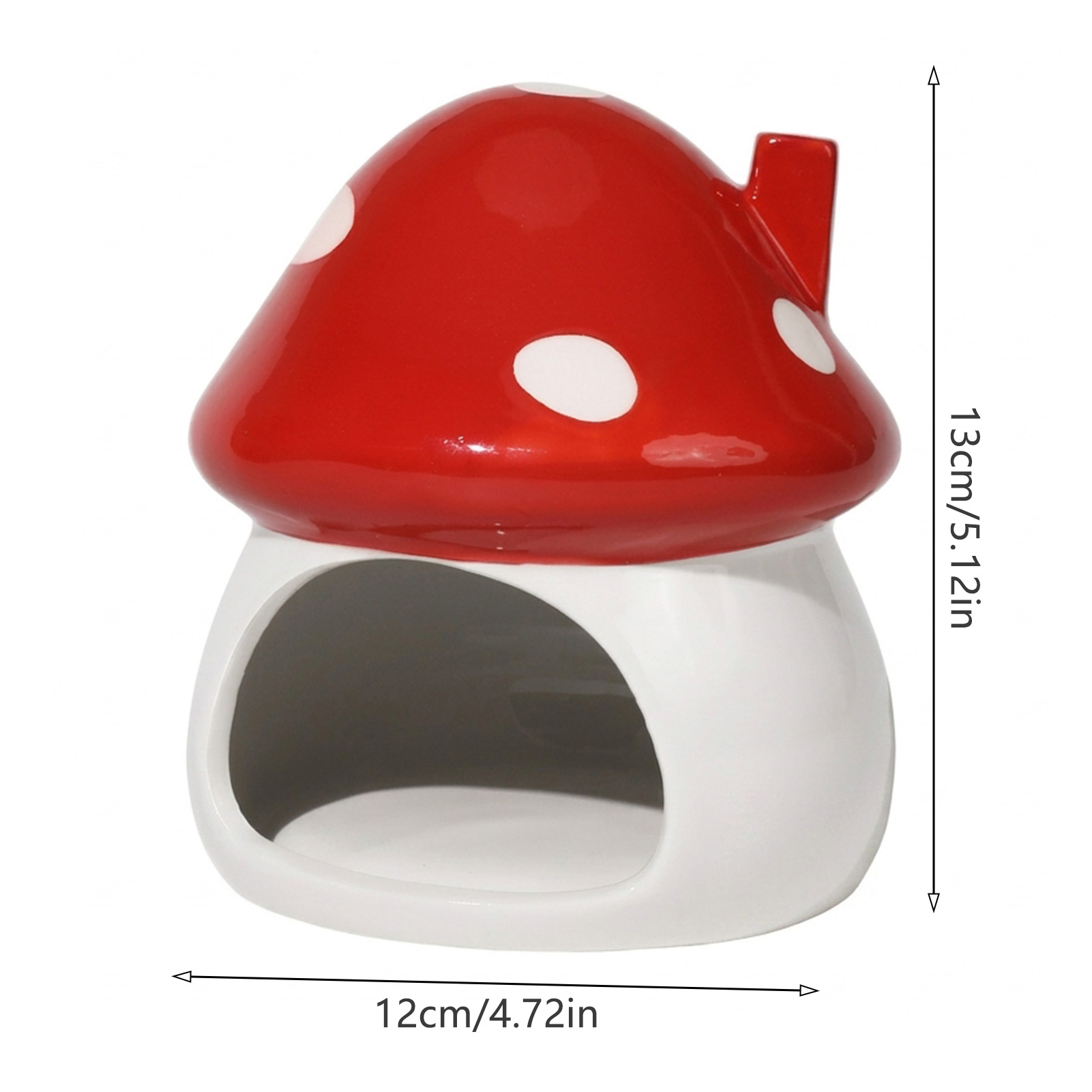 Mini Ceramic Fish Tank Hideout - Aquarium Fish Parrot recension och pris