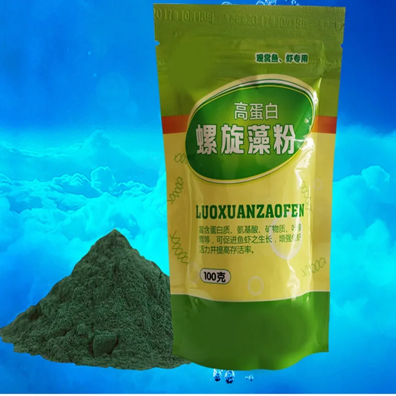 Spirulina Powder Bottle Health - Aquarium Fish Vitamin recension och pris